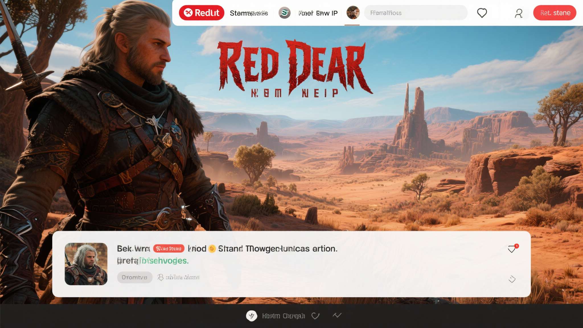 仅次于《生化9》! 《红色沙漠》现居M站用户评分第二 在Reddit、Steam以及国内各大游戏论坛中,《红色沙漠》相关话题的讨论热度